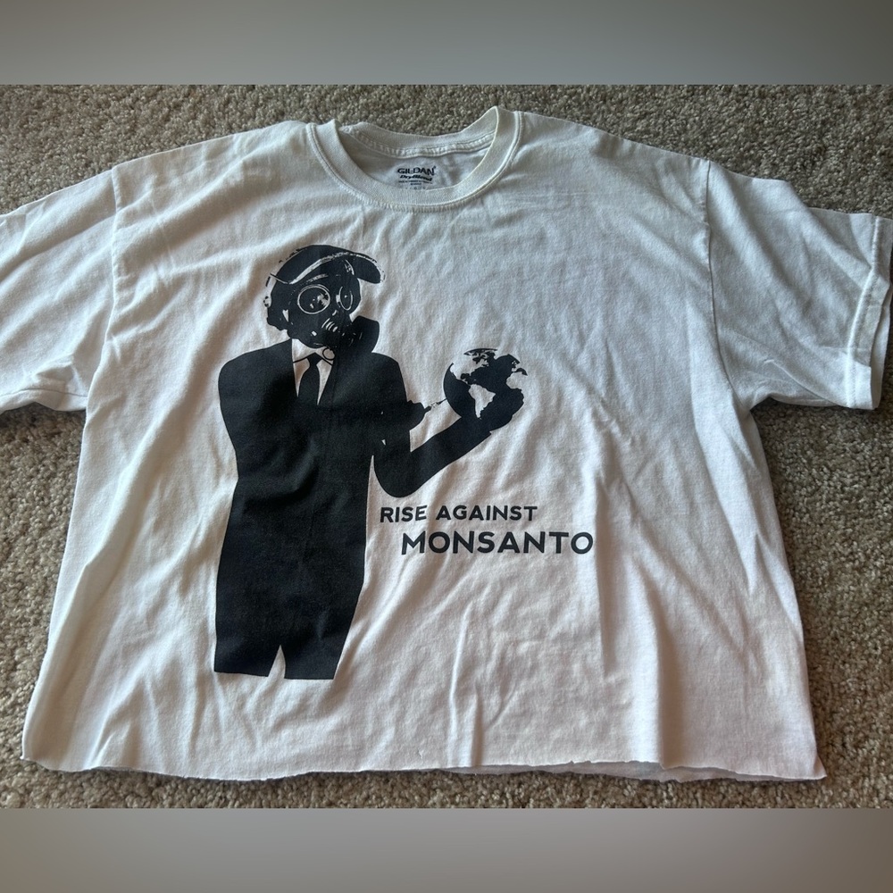 White Graphic Women's Top